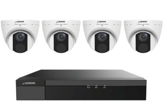 4 Channel 1TB 4K NVR Bundled with 4 x 4MP Turrets | Inaxsys Video ...