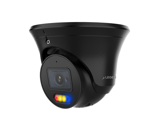 4K Black Turret Network Camera, Intelligent Dual Light, with Fixed Lens ...