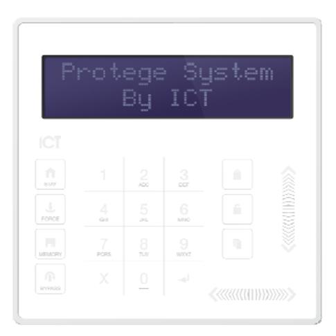 Protege Touch Sense LCD Keypad (White) | ICT Access Control | Inaxsys ...