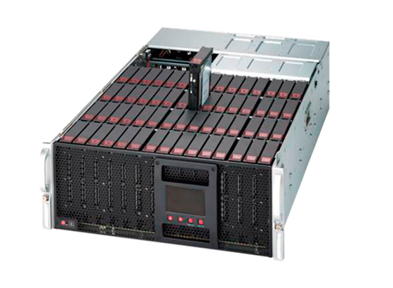 Inaxsys 4U 60 bay Massive Storage Server w/RAID Hot Swap Redundant PSU ...